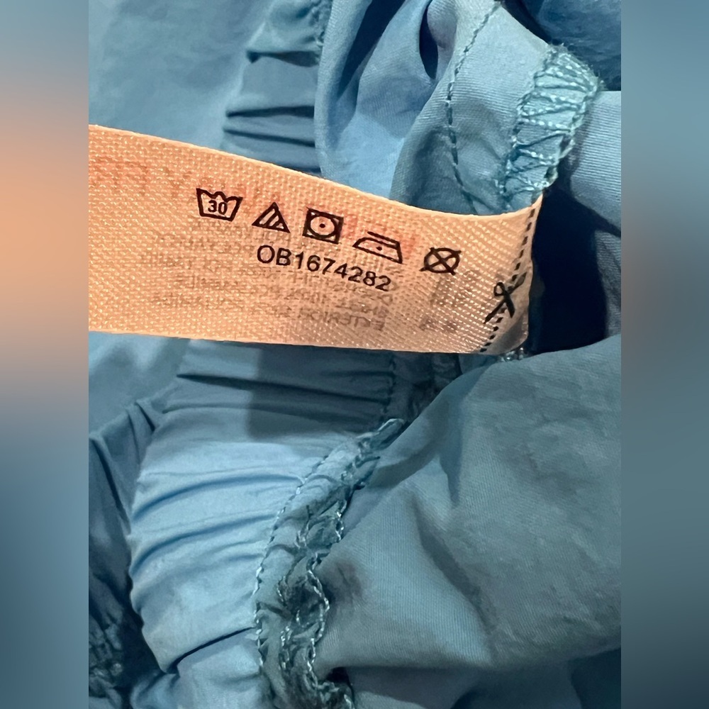 Free People Movement Pant Womens Fly By Night Drawstring Wavy Blue Hiking Small - Picture 13 of 13